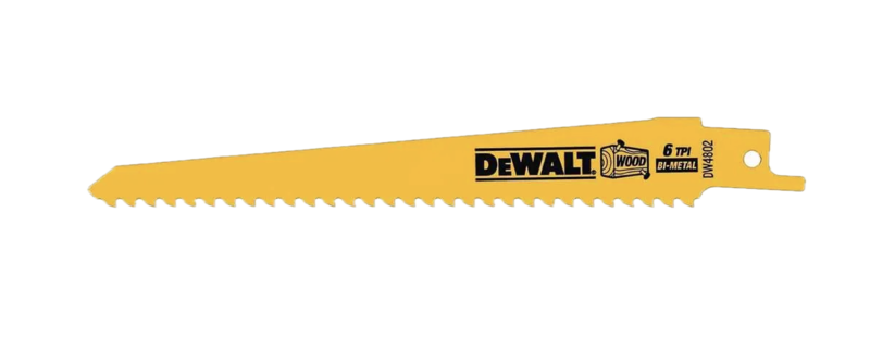Lâmina de serra sabre 6" c/ 2 peças DW4802-2 DEWALT